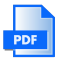 Blue PDF icon